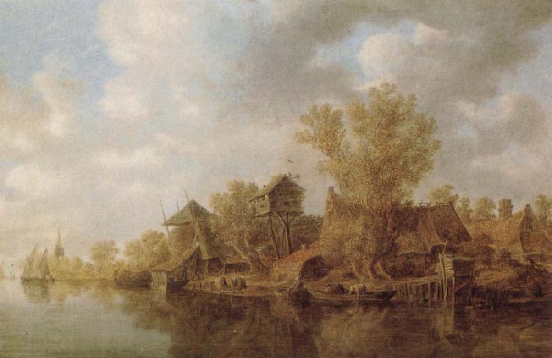 Jan van Goyen River Landscape China oil painting art